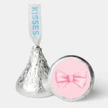 Pink Bow Chocolate Kiss