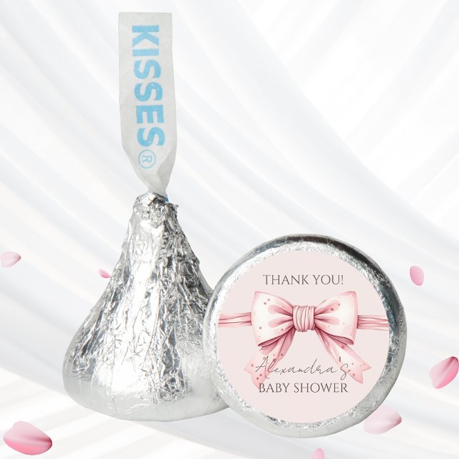Pink Bow Coquette Baby Shower Favor (Creator Uploaded)