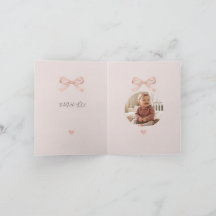 Pink Bow Coquette Baby Shower Photo