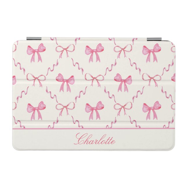 Pink Bow Coquette iPad Mini Cover (Horizontal)