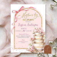 Pink Bow Coquette Mother's Day Tea Party