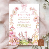 Pink Bow Coquette Princess Kingdom Baby Shower