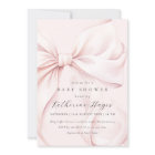 Pink Bow Elegant Baby Shower