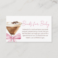 Pink Bow Espresso Martini Books for Baby