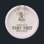 Pink Bow Fairy First 1st Birthday Personalized Paper Plates<br><div class="desc">Celebrate your little one’s magical milestone with the Pink Bow Fairy First 1st Birthday Personalized Paper Plates. Featuring an elegant coquette bow design paired with enchanting fairy-themed elements, these plates are the perfect addition to a dreamy first birthday party. With soft pink tones and whimsical details, they beautifully complement an...</div>
