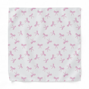 Pink bow Frilly Coquette girls' Bandana