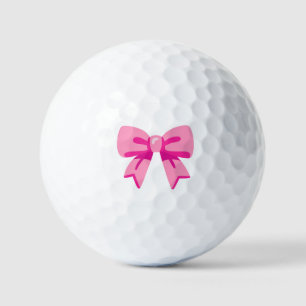 Pink Bow Golf Balls