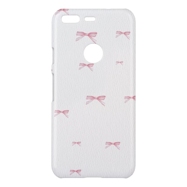 Pink Bow Google Phone Case (Back)
