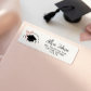 Pink Bow Graduation Return Address Label