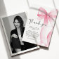 Pink Bow Graduation Thank You Card