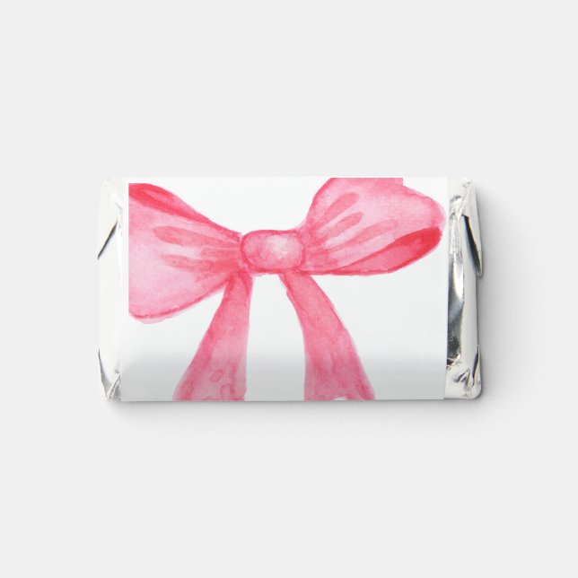 Pink Bow Hershey's Miniatures (Front)