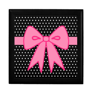 Pink Bow Jewelry Box