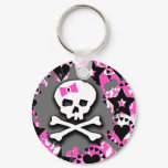Pink Bow Keychain