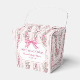 Pink Bow Love Shack Baby Shower Favors Favor Boxes