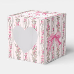 Pink Bow Love Shack Baby Shower GIft Favor Boxes
