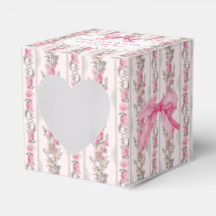 Pink Bow Love Shack Baby Shower GIft Favor Boxes