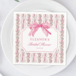 Pink Bow Love Shack Fiancé Bridal Shower Favors Napkins<br><div class="desc">PPink Bow Love Shack Fiancé Bridal Shower Napkins</div>