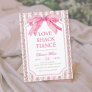 Pink Bow Love Shack Fiance Bridal Shower Invitation