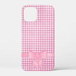 Pink Bow On Gingham Case-mate Iphone Case at Zazzle