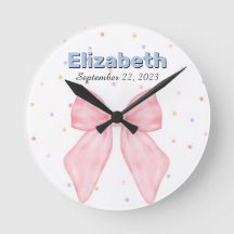 Pink Bow Personalized Custom Name Girl