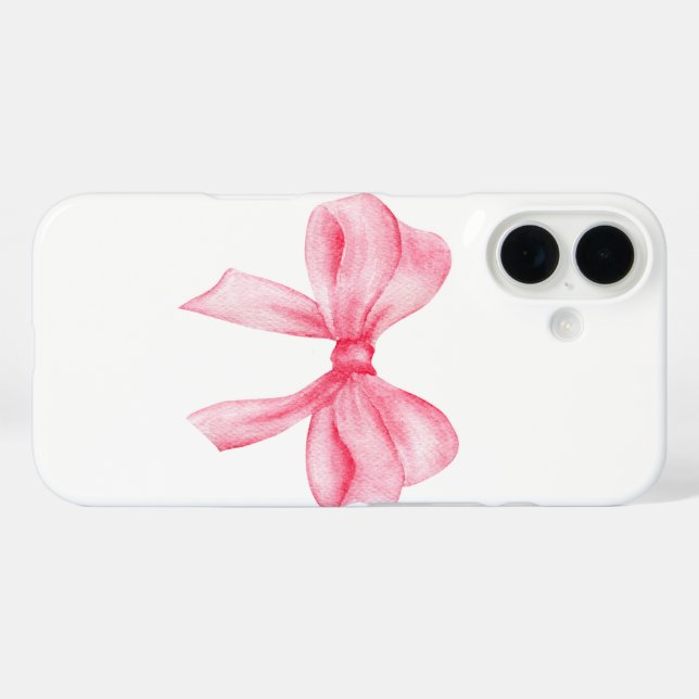pink bow phone case (Back (Horizontal))