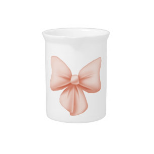 Pink Bow Pitcher