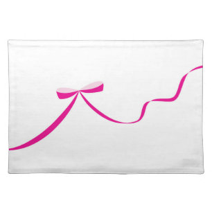 Pink Bow Placemat
