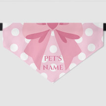 Pink Bow Polka Dot Custom