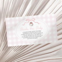 Pink Bow Pumpkin Baby Shower Books For Baby