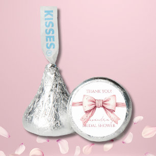 Pink Bow Shes Tying the Knot Bridal Shower Favor