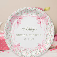 Pink Bow She's Tying the Knot Bridal Shower