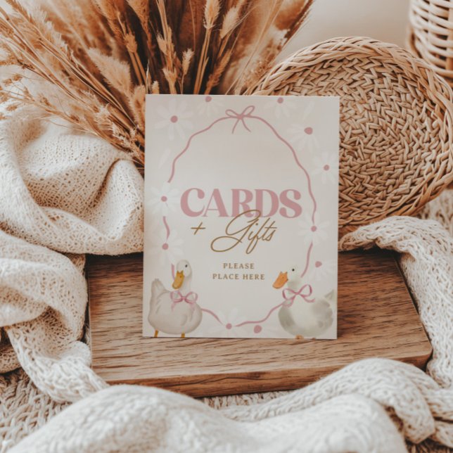 Pink Bow Silly Goose Coquette Cards & Gifts Sign (Creator Uploaded)