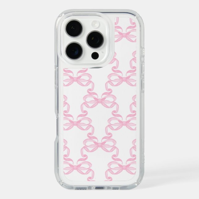 Pink Bow Speck iPhone Case (Front)