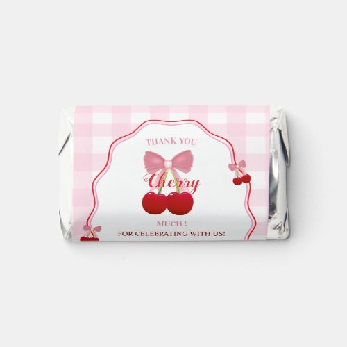 Pink Bow Thank You Cherry Much Bridal Shower Hershey's Miniatures