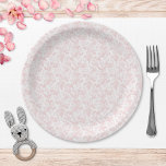 Pink Bow Toile Girl Baby Shower Paper Plates<br><div class="desc">Celebrate the upcoming arrival of a sweet baby girl with this charming baby shower paper plate. Featuring a delicate pink and white floral toile background this design is as lovely as the occasion itself. Feminine, graceful, and full of joy—this design sets the perfect tone for a shower filled with love...</div>
