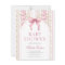 Pink Bow Vintage Coquette Baby Shower