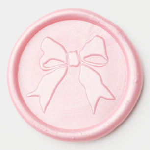 Pink Bow Wax Seal Sticker