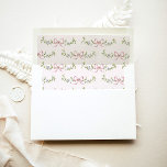 Pink Bow Wildflower Vintage baby shower Envelope<br><div class="desc">Pink Bow Wildflower Vintage baby shower envelope
Matching items are available.</div>