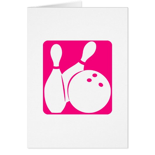 Pink Bowling Cards (Front)