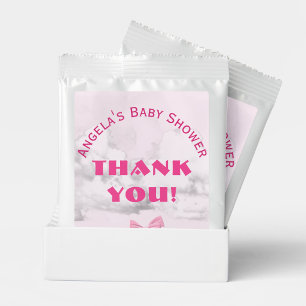Pink Bows Baby Shower Personalized  Margarita Drink Mix