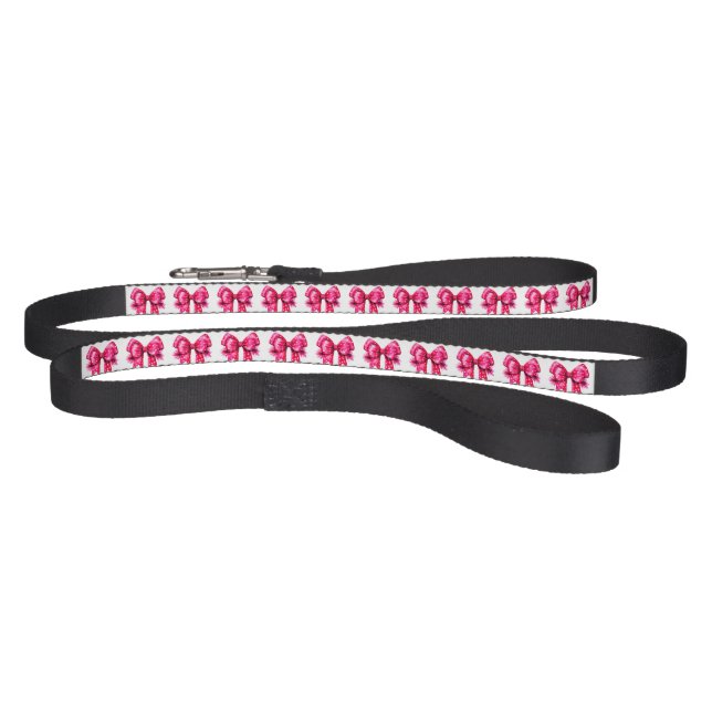 Pink Bows Dog Leash (Full)