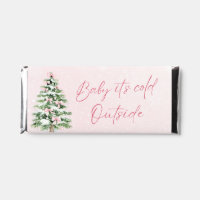 Pink Bows Girl Baby It's Cold Outside Baby Shower