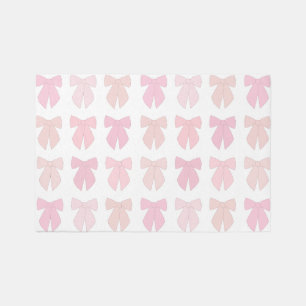 Pink Bows Rug