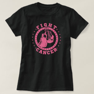 Pink Boxing Gloves Fight Cancer T-Shirt