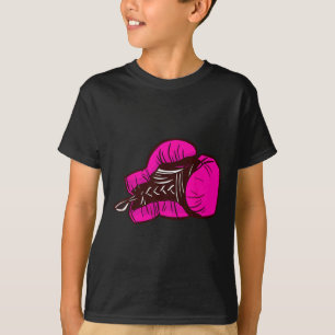 Pink Boxing Gloves I Boxing Girl  T-Shirt