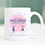 Pink brain illustration Artificial Intelligence  Coffee Mug