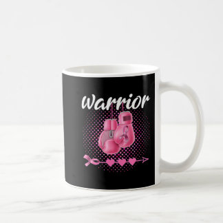 Pink Breast Cancer Awareness Pink Boxing Gloves Wa Coffee Mug