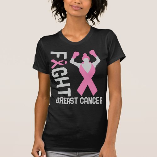 Pink Breast Cancer Awareness Survivor Fighter Walk T_Shirt