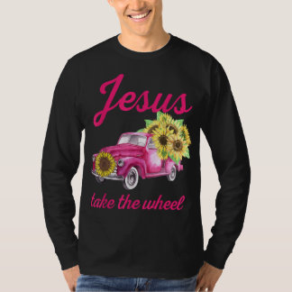 Pink Breast Cancer Awareness Truck Jesus Take The  T-Shirt