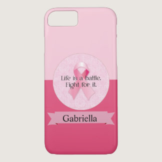 Pink Breast Cancer iPhone 7 Cases